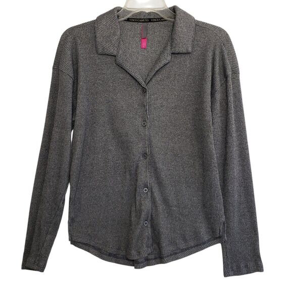 Vince Camuto Women's 2-Piece Set, Medium, Grey, Ribbed, Comfortable and Stretchy - Picture 2 of 12